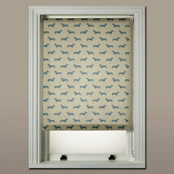 Emily Bond Dachshund Daylight Roller Blind